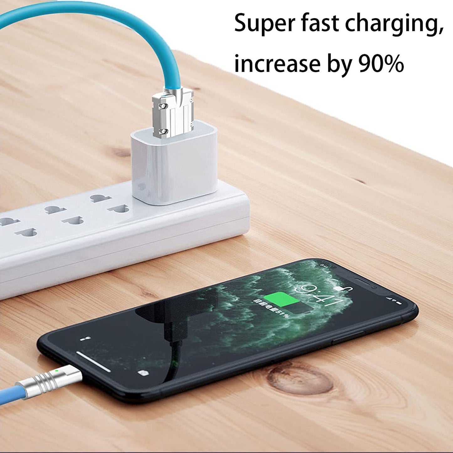 180° Rotating Fast Charging Cable