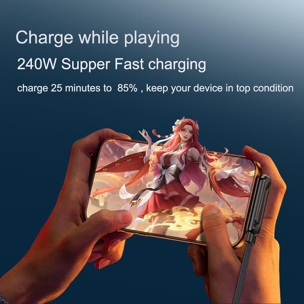 2-in-1 Sideways Phone Charger with Stand