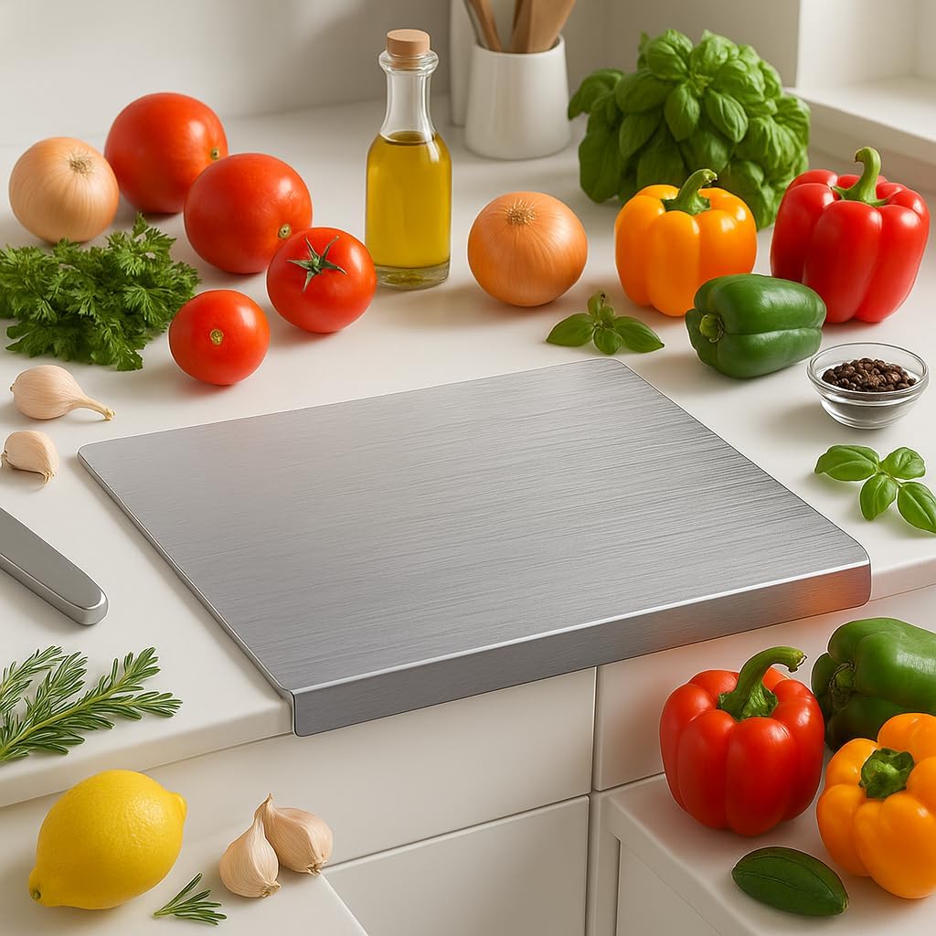 Multifunctional Stainless Steel Chopping Board