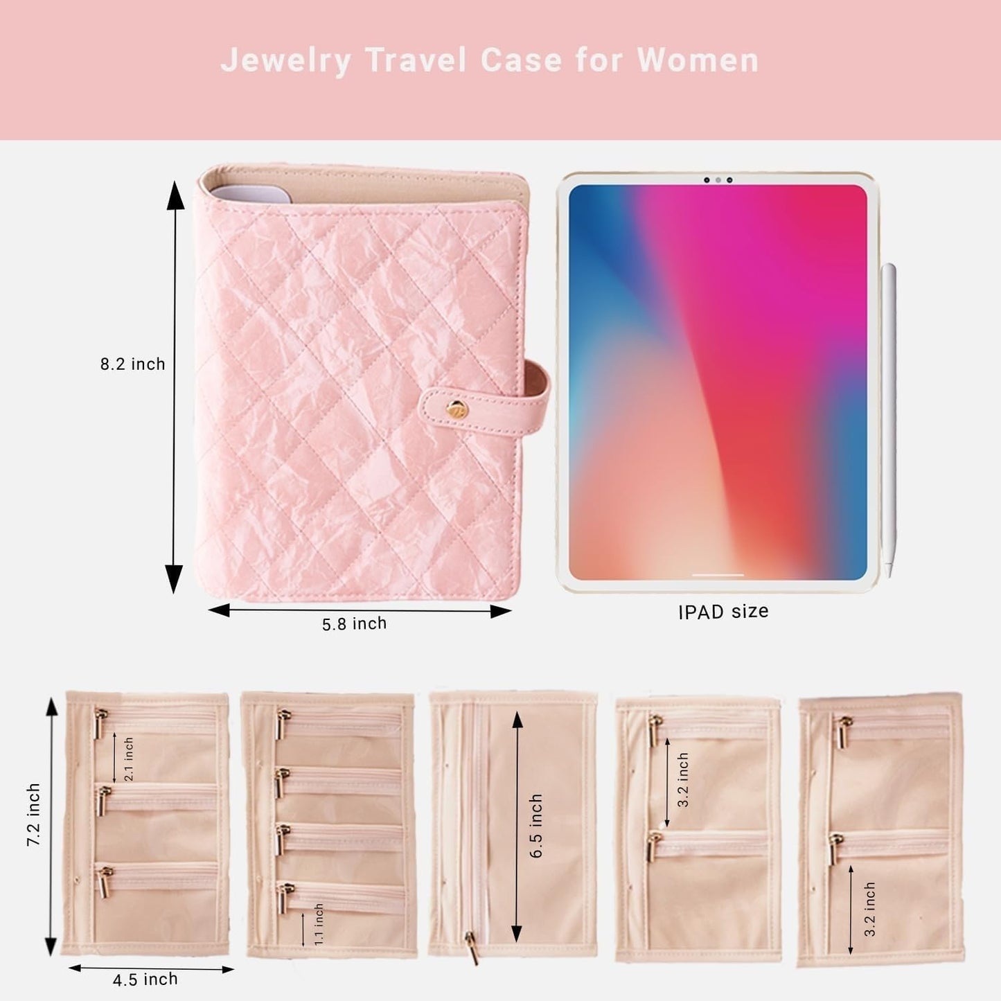 Multifunctional Jewellery Organizer Book