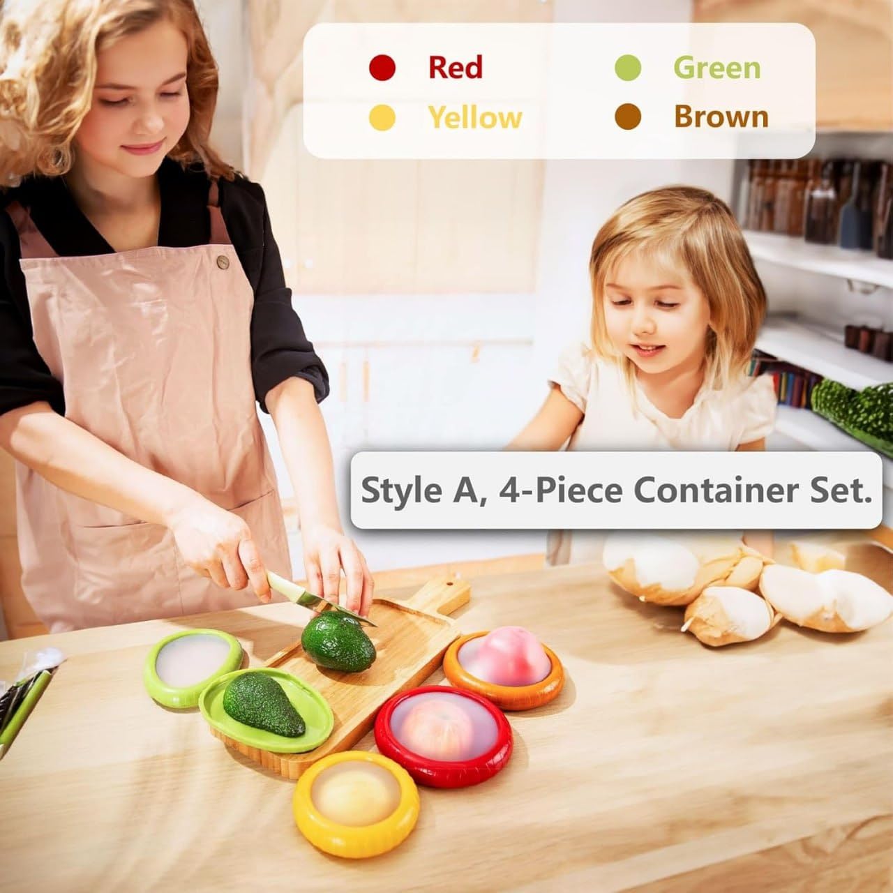 Fruit Vegetable Silicone Storage Containers