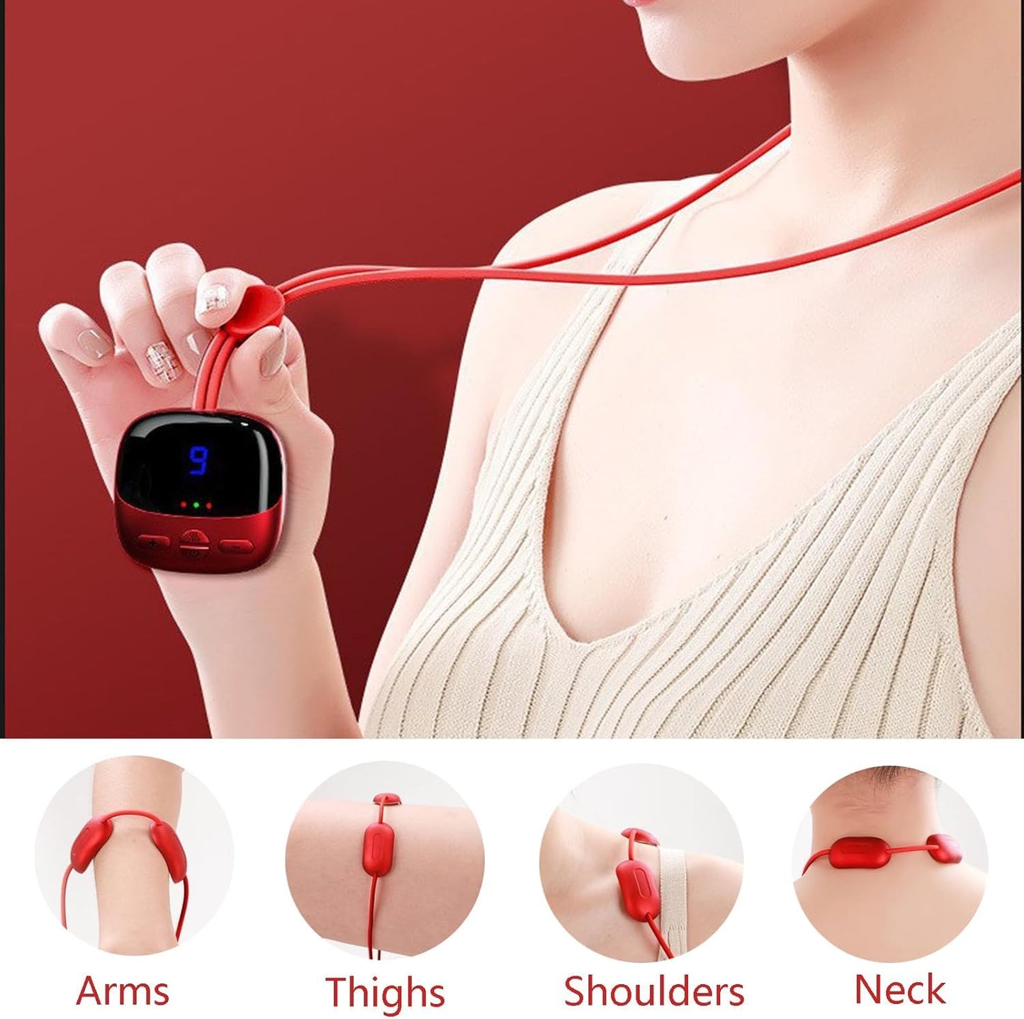 EMS Portable Lymphatic Relief Neck Massager