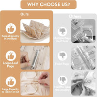 Multifunctional Jewellery Organizer Book