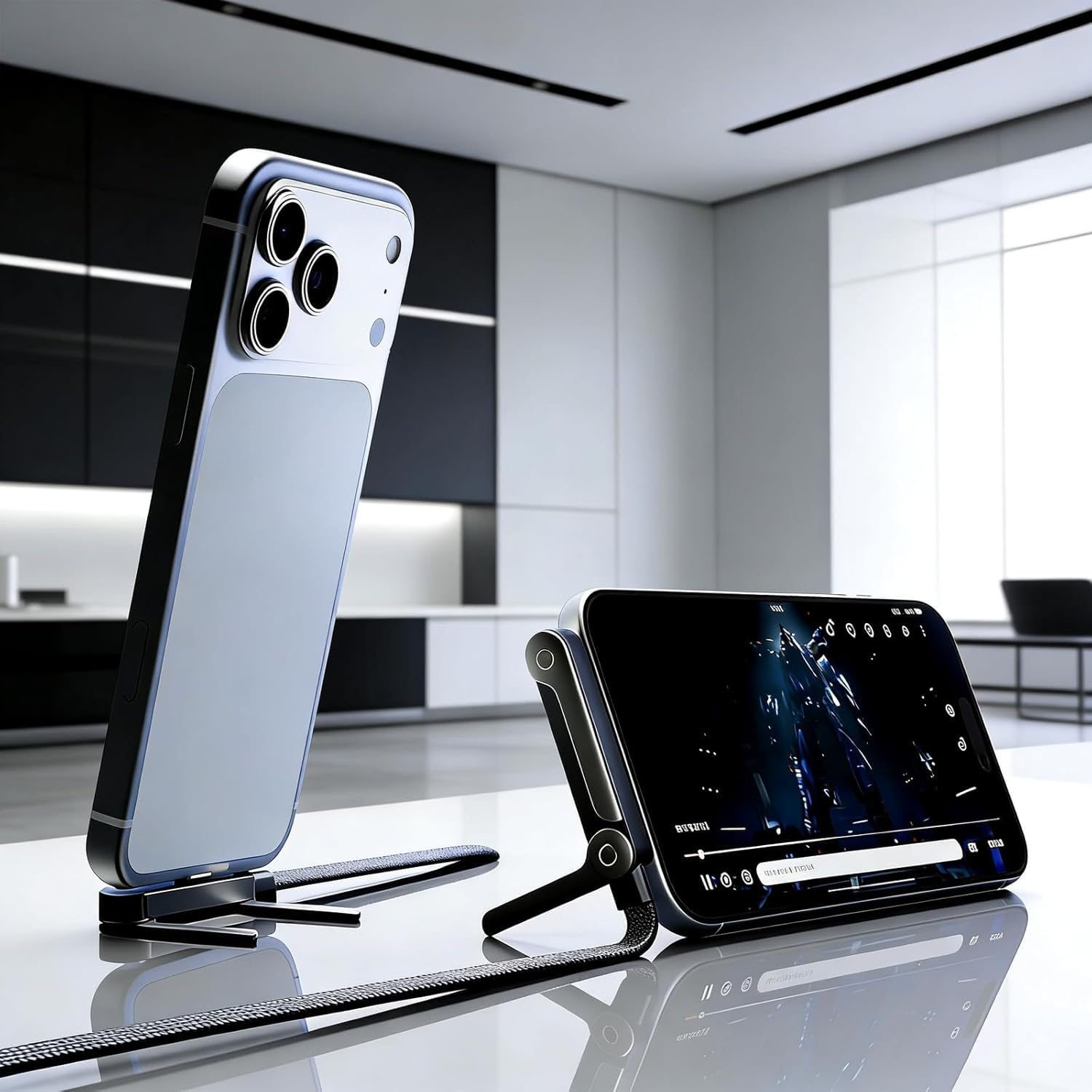 2-in-1 Sideways Phone Charger with Stand