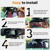 Car Rear View Wide Angle Mirror