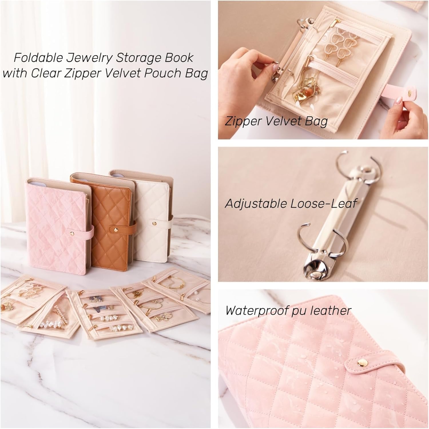 Multifunctional Jewellery Organizer Book