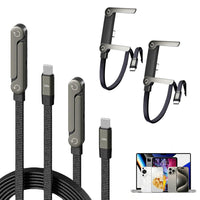 2-in-1 Sideways Phone Charger with Stand