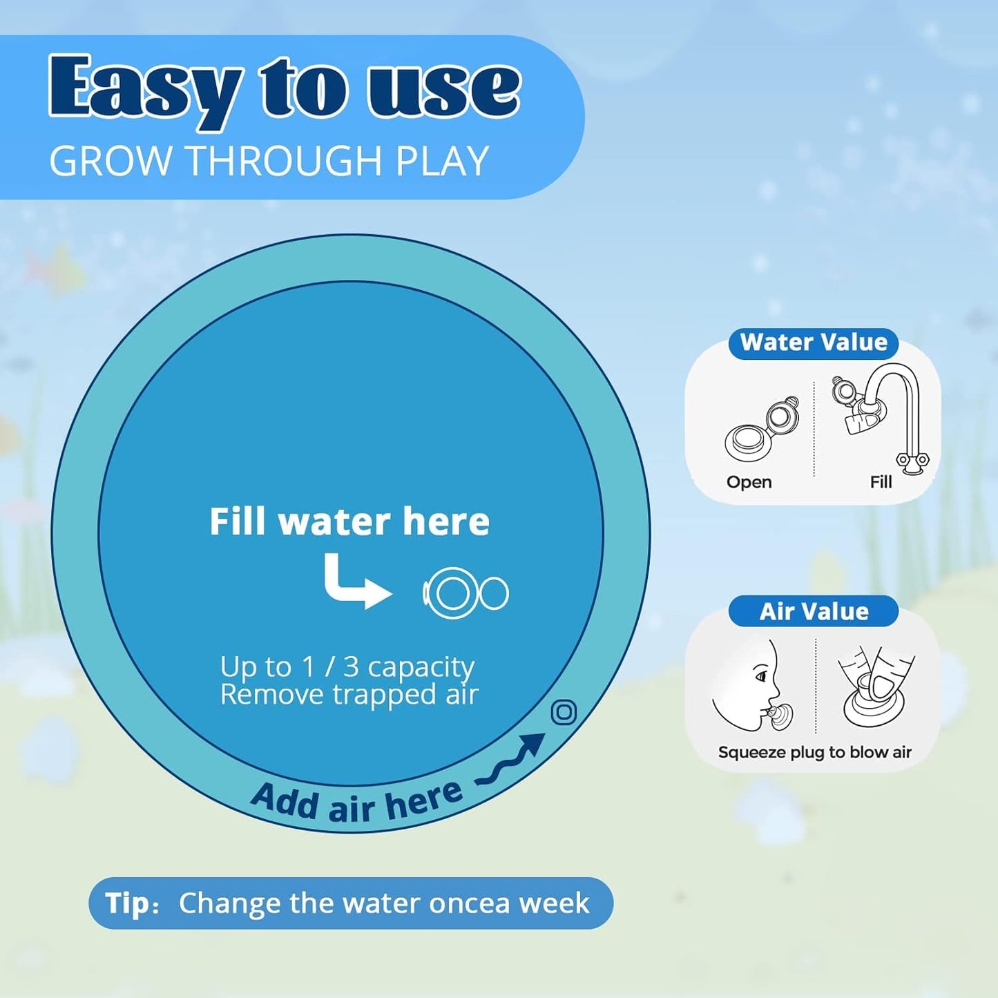 Baby Kids Water Play Mat