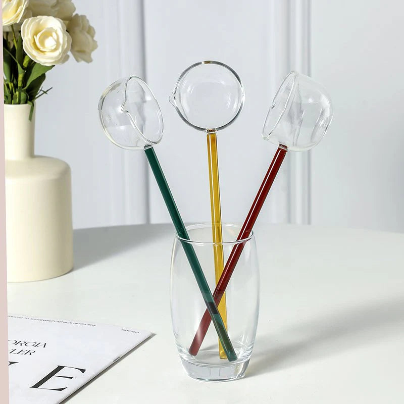 Aesthetic Glass Stirring Spoon