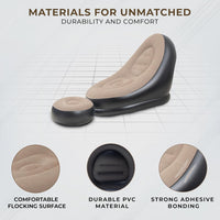 Inflatable Sofa with Footstool