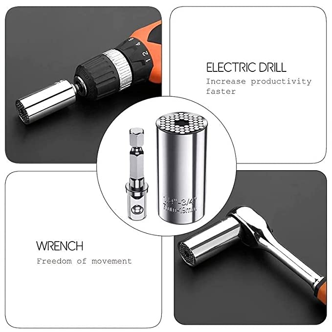 Universal Electric Drill Socket