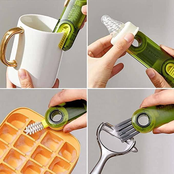 3 in 1 Multifunctional Lid Cleaning Brush