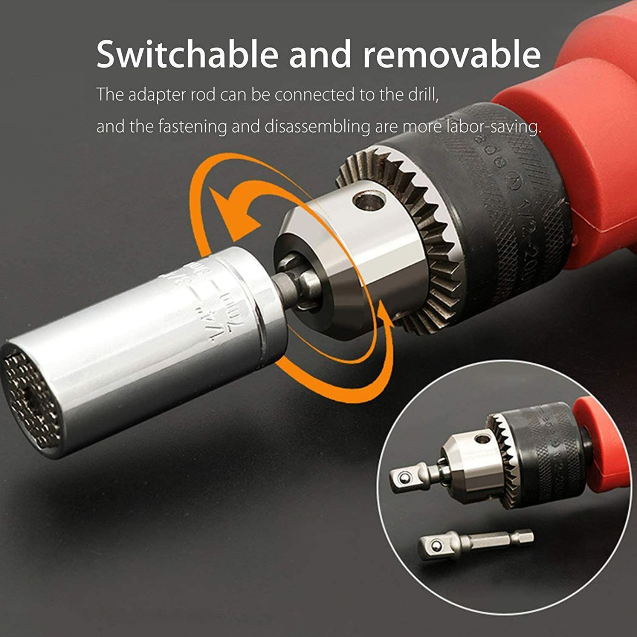 Universal Electric Drill Socket