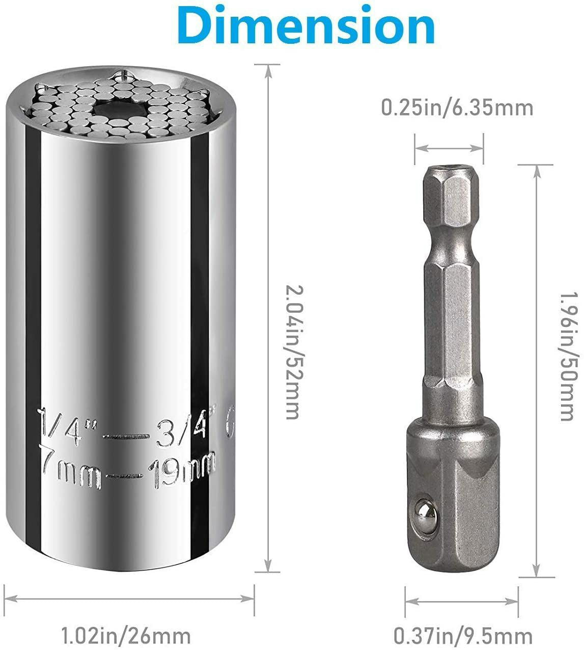 Universal Electric Drill Socket