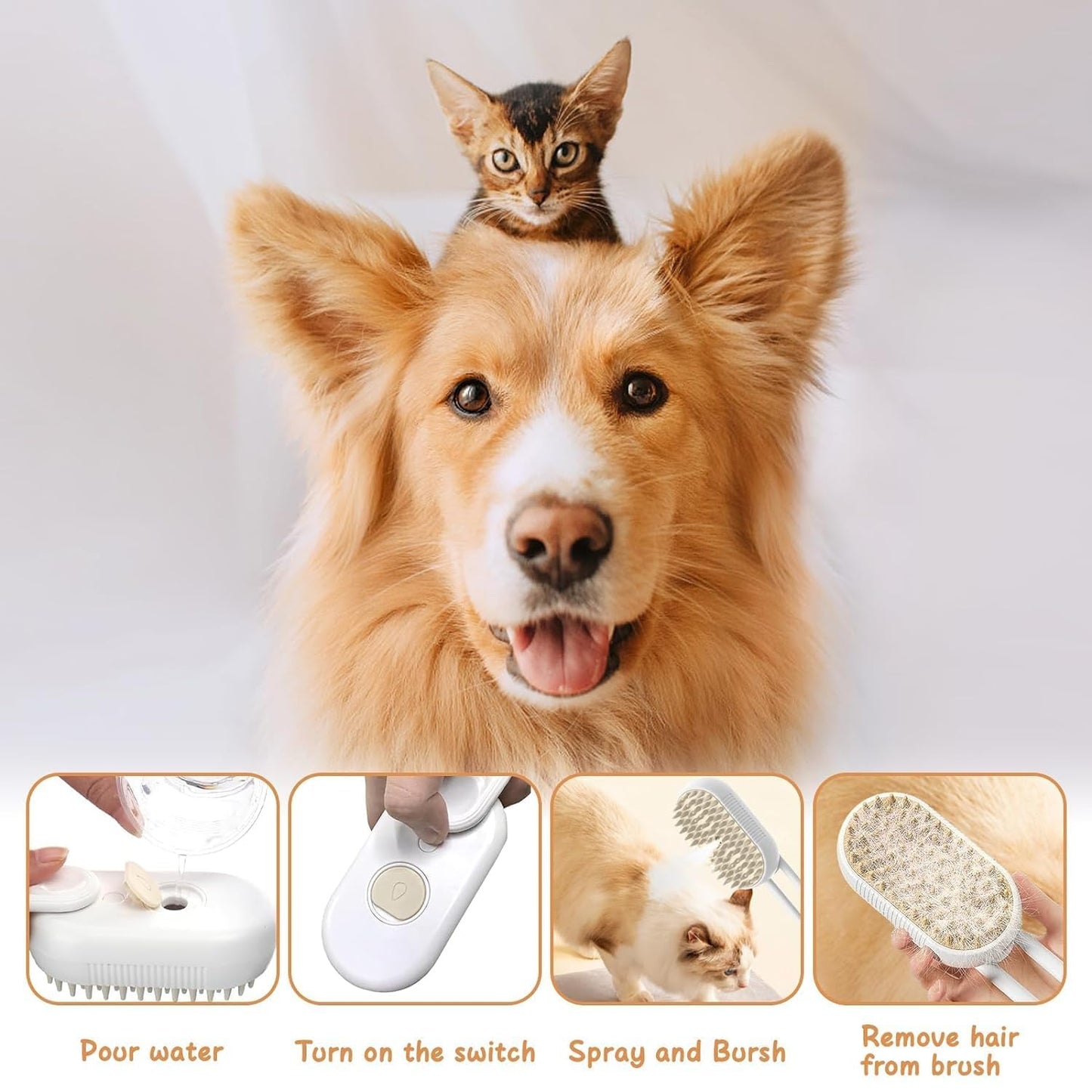 3 in 1 Pet Hair Removal Comb