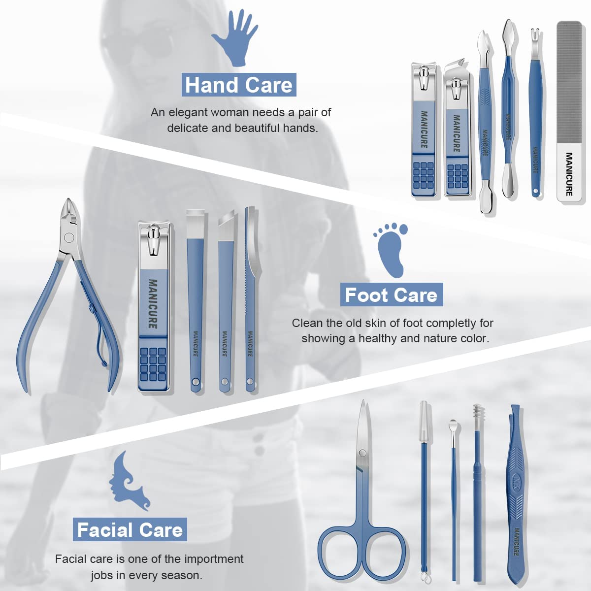 16 in 1 Manicure & Pedicure Kit