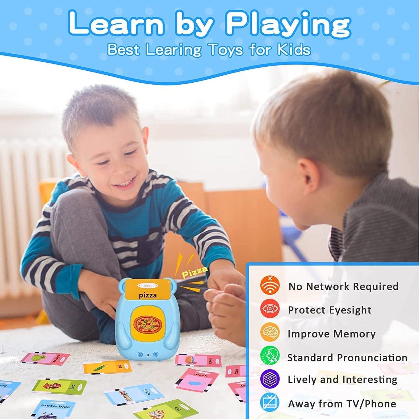 TALKING FLASH CARDS FOR EARLY EDUCATION