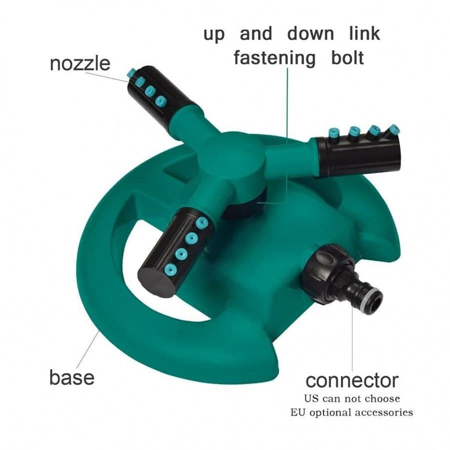 360° ROTATION LAWN SPRINKLER